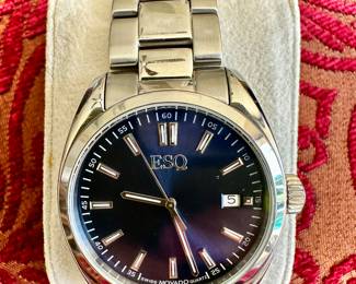 ESQ by Movado ES.33.1.14.5573 Water Resistant Watch - Works