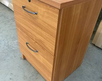 Locking file cabinet (with key of course)