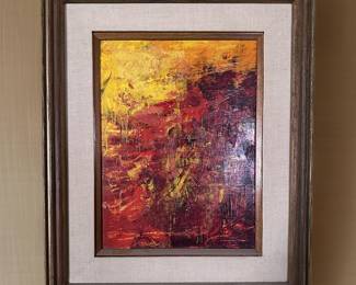 Abstract by Lydia von Springer - Bid 11.  $150