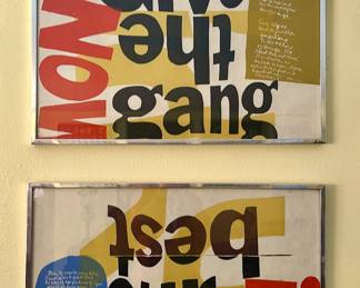 “Give the Gang our Best” Sister Mary Corita Kent - Bid 1.  