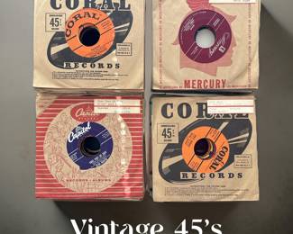 Dozens of Vintage 45’s