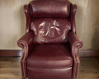 Leather Recliner - Bid 