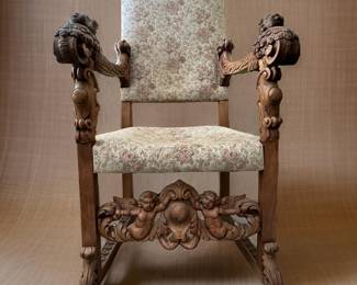 Hand-carved Unique Statement Chair
Bid 35.   $350