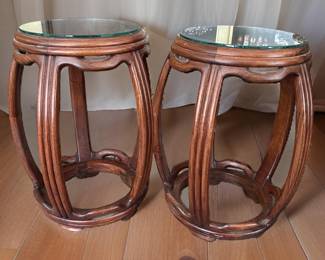 Pair Chinese Stools - Bid 18   $100