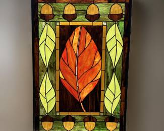 Stained Glass Art piece - Bid 27   $235