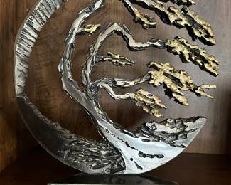 Metal Art Sculpture - Bid 8.   $225
