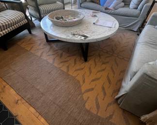 $600 USD      Anthropologie Large Tiger Area Rug JB240-23    Crafted with exquisite detail, this rug features a bold tiger pattern that adds an exotic touch to any room. Made with premium materials, it provides both style and durability for years to come. Elevate your space with this sophisticated and exclusive addition.
Dimensions: 144 x 108 in
Condition: Used in very good condition commensurate with age and use. 
Local pick up Lake Oswego, OR 97035.  Shipping suggestions available upon request.       https://goodbyhello.com/products/multi-color-large-area-rug-240-22-copy?_pos=1&_sid=9845e4c55&_ss=r