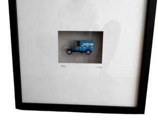 $60 USD     Toy Truck Shadow Box Art JB240-36     Great Toy Truck Shadow Box Art. Handcrafted with precision and care, this art piece beautifully captures the nostalgic spirit of childhood play. The intricate details and vibrant colors make it a stunning addition to any room. 
Dimensions: 16.5 x 16.5H in
Condition: Used in very good condition.
Local pick up Lake Oswego, OR 97035.  Shipping suggestions available upon request.      https://goodbyhello.com/products/new-orleans-muscle-car-art-jb240-35-copy?_pos=2&_sid=ab4055253&_ss=r