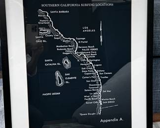 $85 USD     California Surf Spots Black & White Print Art JB240-28     Discover the beauty of California's iconic surf spots with our premium Black & White Print Art. Featuring a sleek design and high-quality materials, this piece adds a touch of sophistication to any space. Channel the essence of coastal living and elevate your decor with this exclusive artwork.
Dimensions: 19.5 x 25.5 in
Condition: Used in very good condition commensurate with age and use. 
Local pick up Lake Oswego, OR 97035.  Shipping suggestions available upon request.      https://goodbyhello.com/products/gouischan-oil-painting-houses-in-the-valley-240-27-copy?_pos=13&_sid=9845e4c55&_ss=r