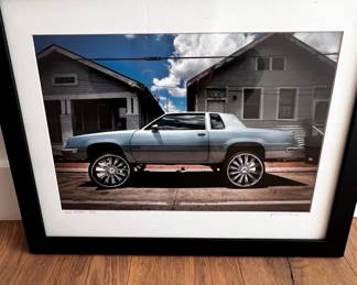 $85 USD    New Orleans Muscle Car Art Jose Fernandez JB240-35     New Orleans Muscle Car Art by Jose Fernandez. This exclusive piece showcases the iconic muscle cars of the city, capturing their power and elegance. Elevate your home décor with this sophisticated and tasteful addition.
Dimensions: 22 x 18H in
Condition: Used in very good condition.
Local pick up Lake Oswego, OR 97035.  Shipping suggestions available upon request.       https://goodbyhello.com/products/lake-oswego-map-on-wood-framed-jb240-34-copy?_pos=14&_sid=ab4055253&_ss=r