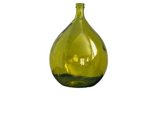 $110 USD     Large Green Vintage Teardrop Demijohn Glass Floor Vase JB240-31     Gyotaku is a traditional form of Japanese art that began over 100 years ago as a way for fishermen to keep a record of the fish they caught.
Dimensions: 22"H 
Condition: Used in very good condition commensurate with age and use. 
Local pick up Lake Oswego, OR 97035.  Shipping suggestions available upon request.      https://goodbyhello.com/products/large-glass-jars-240-30-copy?_pos=12&_sid=9845e4c55&_ss=r