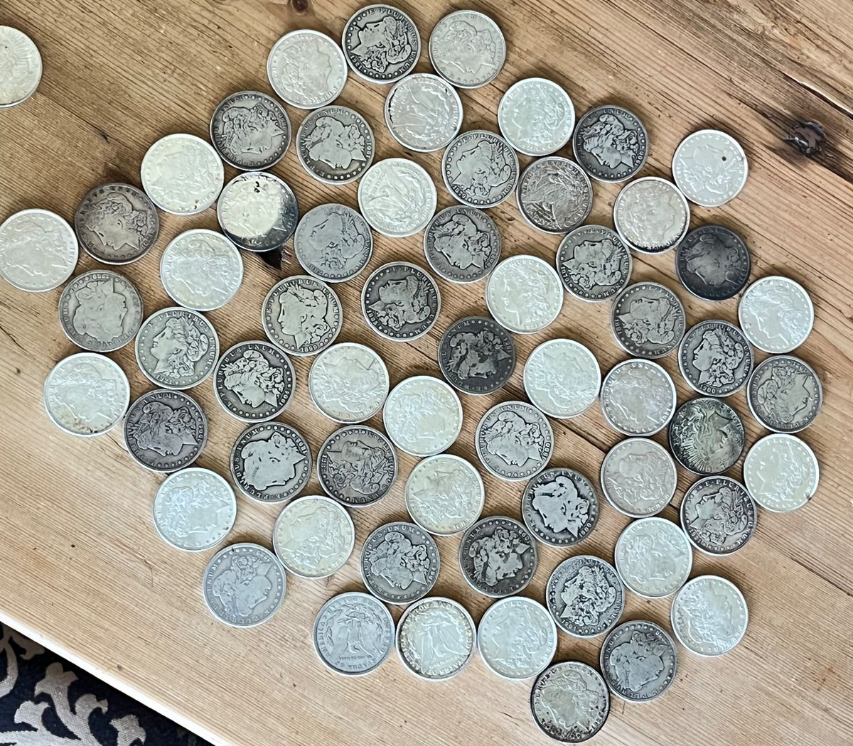 1800 to 1900's Morgan Silver Dollars