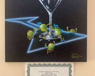 Michael Godard "Dirty Martini 4 (Silly Wabbit)"  Number 81 of 600