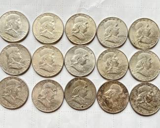 20, 1950  Benjamin Franklin Half Dollars 