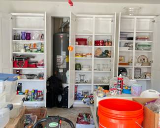  Shelves are Full in the Garage! 