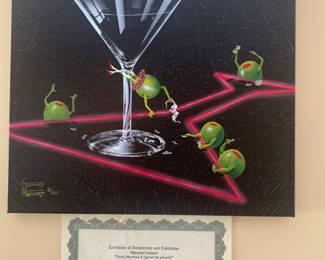 Michael Godard "Dirty Martini 3 (goin' to school)" Number 81 of 600