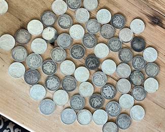 1800 to 1900's Morgan Silver Dollars