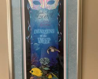 Mardi Gras 2001 Krewe Of Bacchus "Denizens of the Deep" signed and numbered