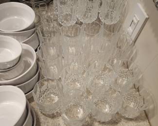 Crystal d'arques glassware