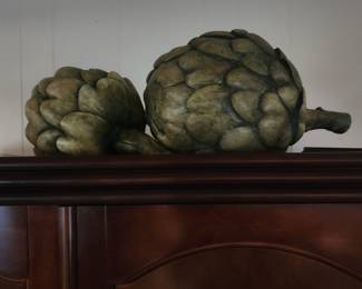 Decorative artichokes