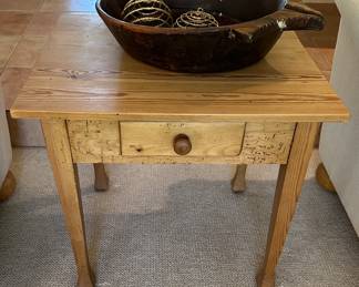 The wood bowl is sold.