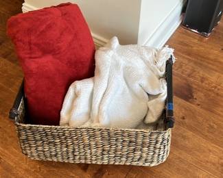 Pottery Barne blankets