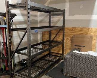 Industrial metal storage racks 