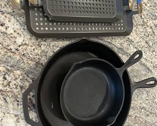 Cast iron pans