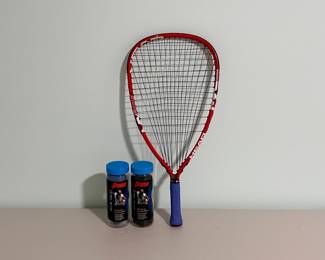 Head Racquet and balls 