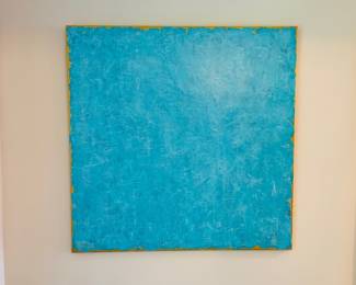 "Teal Breeze". Original abstract painting by Natalia Prutski