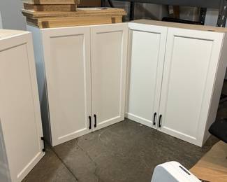 White cabinets 