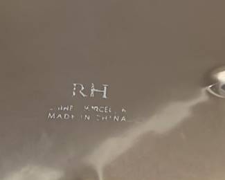 Restoration Hardware dishes 