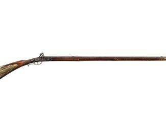 John Shuler Signed 41 Cal. American Flintlock Musket