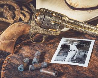 Incredible Custom Texas Ranger Capt. Alfred Y. Allee Colt SAA Revolver
