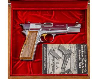 Cased Browning HI-Power Centennial 9mm Pistol
