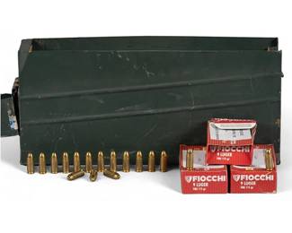 Approx. 1000 Rounds of Fiocchi 9mm +P+ Ammunition