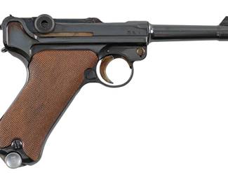 WWII German Mauser 42 Code P.08 Luger 9mm Pistol