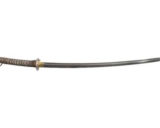 WWII Japanese Type 95 NCO Shin Gunto Katana W/ Saya