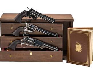  Colt 1976 U.S. Bicentennial 3-Gun Matched Set W/ Case & Book #1243