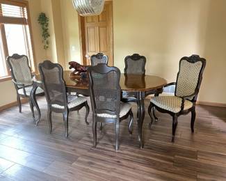 6 Dining with 6 chair2 $350