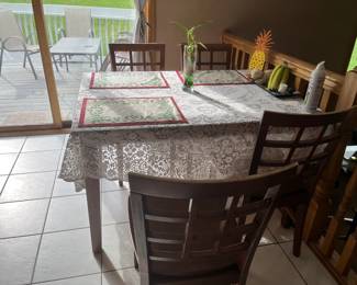 12Wood4chair dining2 $100