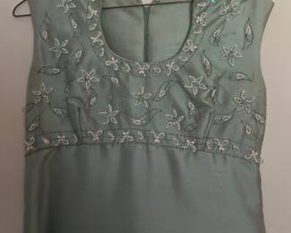 1960’s Beaded Silk Mini cocktail Dress