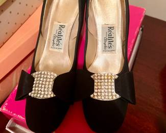 60’s REALITES Deco Inspired Rhinestone Heels
