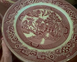 CHURCHILL RED WILLOW CHINA SET