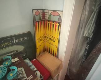 Vintage Parchese & Backgammon