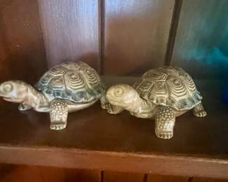 Very large English WADE TORTOISE Figurines Trinket Boxes