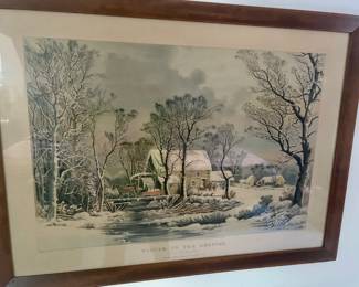 CURRIER & IVES Litho