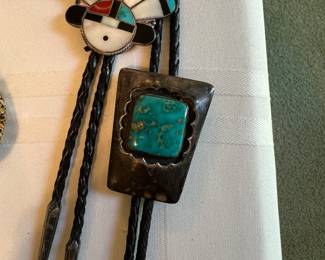 Sterling Navajo Bolos