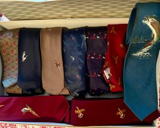 WIDE BASS FISH Tie + Pheasant Ties