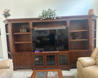 Entertainment Center. 
All sold separately or all together 
Tv is not for sale 